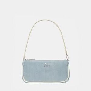 ♠️Kate Spade Gemini Denim Convertible Wristlet Mini Shoulder Bag, Blue NWT